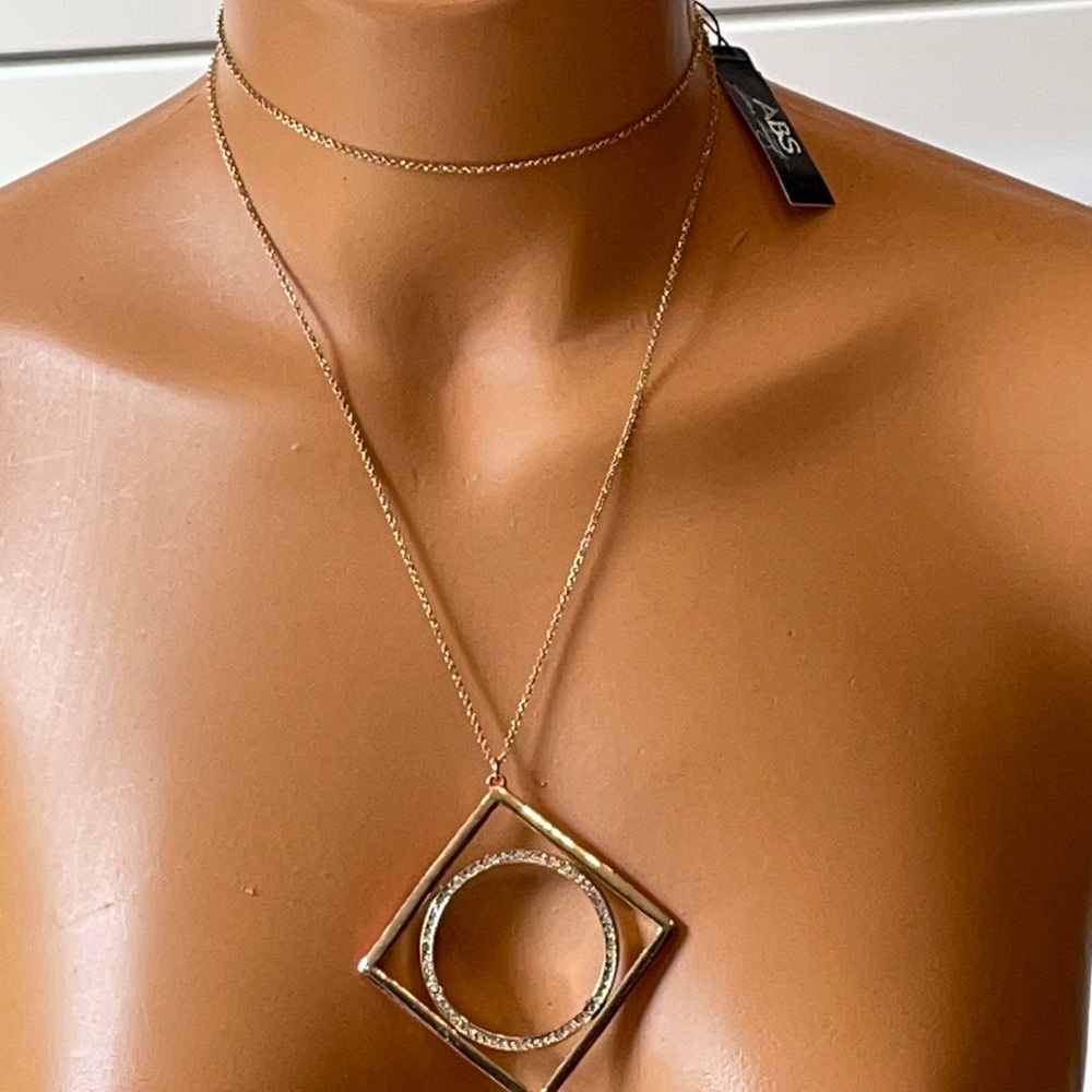 ABS by Alan Schwartz circle Necklace NWT